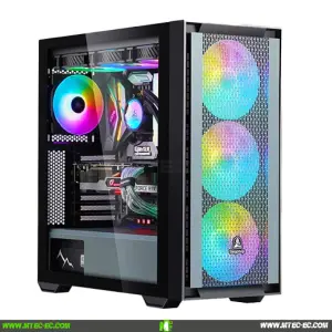 Segotep Gank 360 Case Gamer Vidrio templado 4 Fans