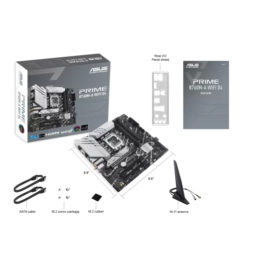 Asus Prime B760M-A WIFI D4 Mainboard Intel LGA1700 - Image 2