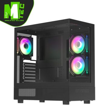 Segotep Endura Pro+ Negro Case Gamer Vidrio Templado 3 Fans