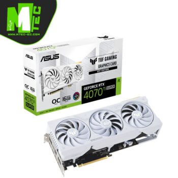 ASUS TUF Gaming RTX 4070 Ti SUPER BTF White OC Edition 16GB GDDR6X