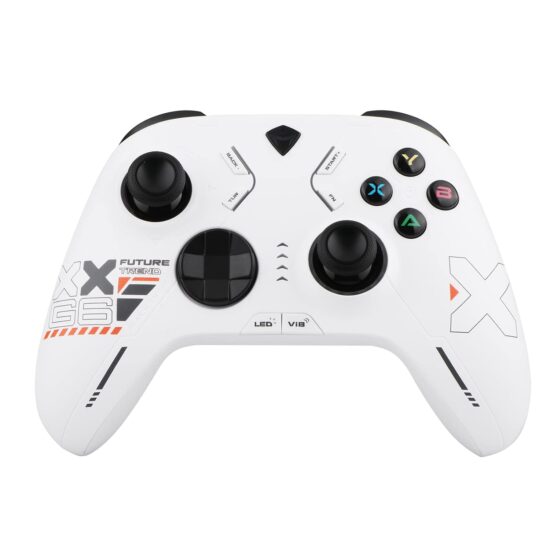 Machenike G6 White Gamepad PC 2.4G Bluetooth Wireless - Image 2