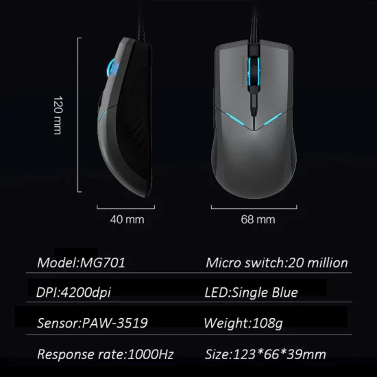 Thunderobot MG701 Mouse Usb Gamer 4200dpi - Image 2