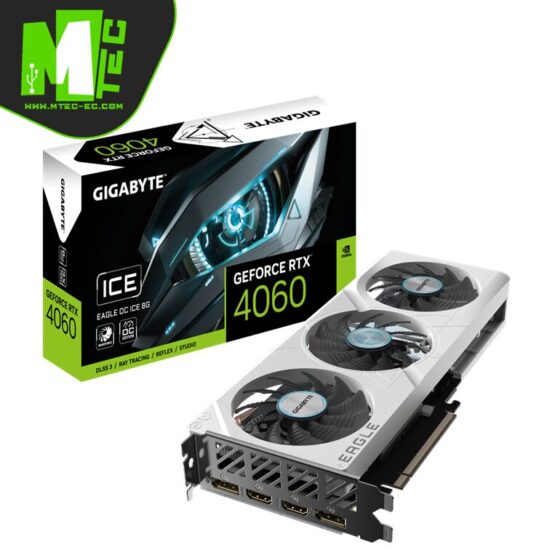 Gigabyte RTX 4060 Eagle 8GB OC Ice Tarjeta de Video Nvidia