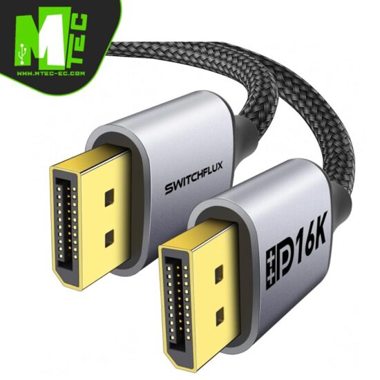 SwitchFlux Cable DisplayPort 2.1 48Gps 1.8 Metros
