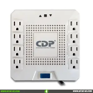 CDP R-AVR1808 1800VA 1000W regulador de Voltaje 8 Tomas