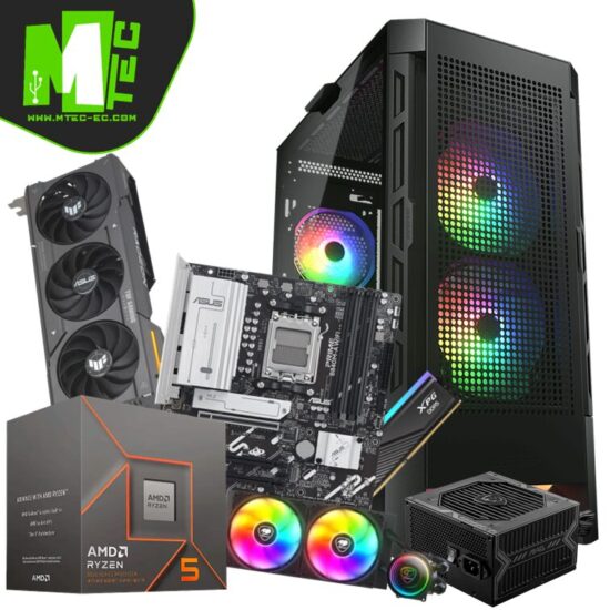 Mtec Pc Gaming Alfa Plus II R5-9600X 16GB 1TB RX 7600 XT