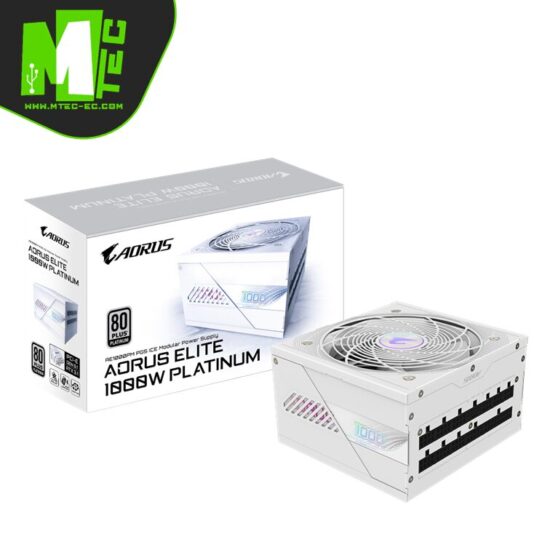 Aorus Elite P1000W 80+ Platinum 1000W Fuente Poder Modular PCIe 5.1 ICE