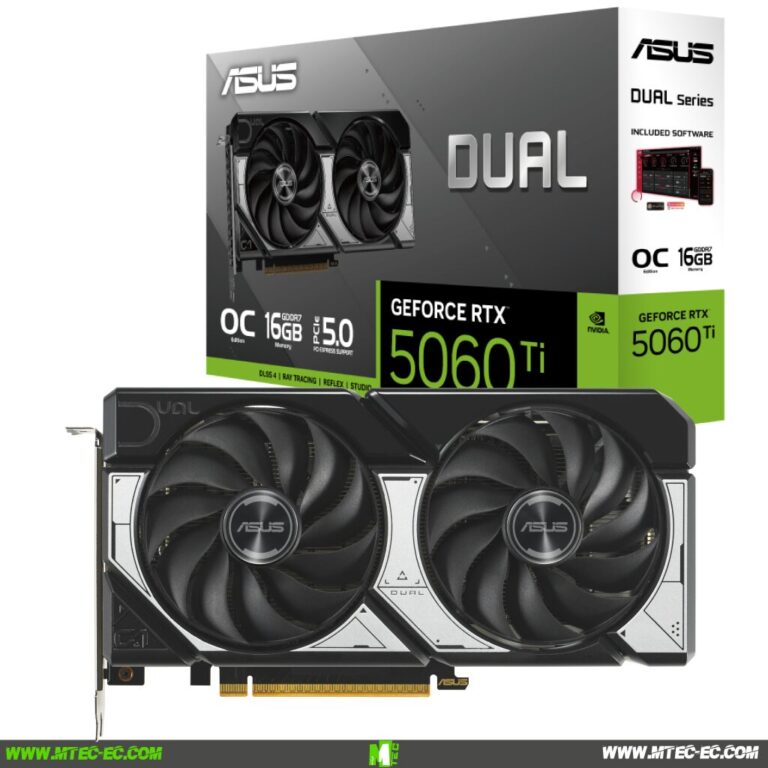 Asus Dual RTX 5060 Ti 16GB GDDR7 OC Edition Tarjeta de Video