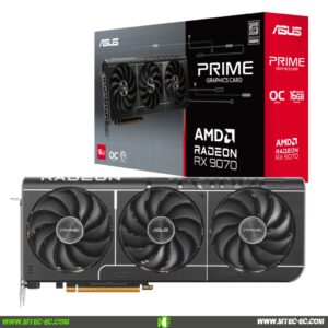 ASUS Prime Radeon RX 9070 OC Edition 16GB GDDR6 – Potencia Gráfica de Última Generación para Gaming y Creadores