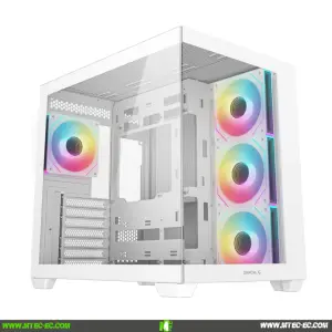 Deepcool CG530 Blanco 4 Ventiladores Case Gamer