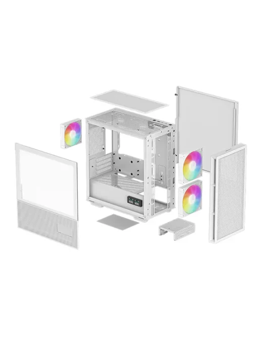 Deepcool CH360 Digital Case Gamer 3 Fans Wh - Image 4