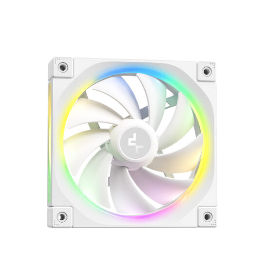 Deepcool LQ240 White Enfriamiento Líquido AIO 240mm Pantalla LCD Informativa ARGB - Image 4