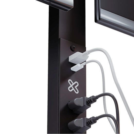 Klip Xtreme KMM-510 Soporte Articulado Dos Monitores con regleta - Image 4