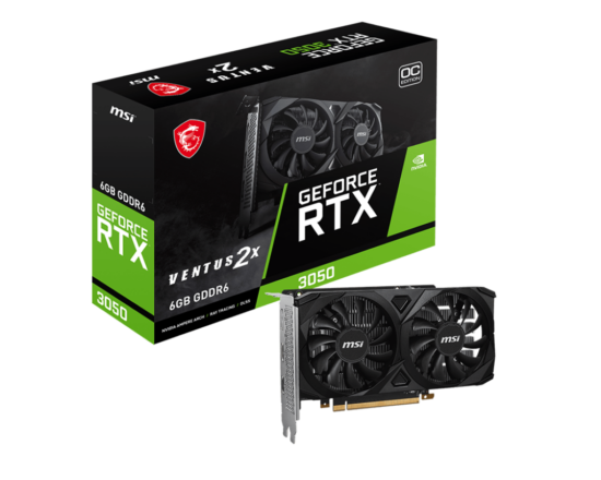 MSI RTX 3050 VENTUS 2X OC 6GB GDDR6 Tarjeta de Video - Image 4