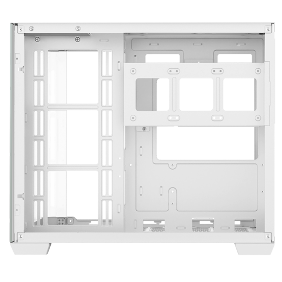 Segotep Lumi 3S M-ATX Case Gamer WH 3 Ventiladores ARGB Vidrio Curvo - Image 4