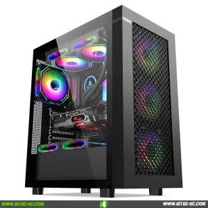 Segotep Endura I BK 4 Fans Case Gamer Vidrio