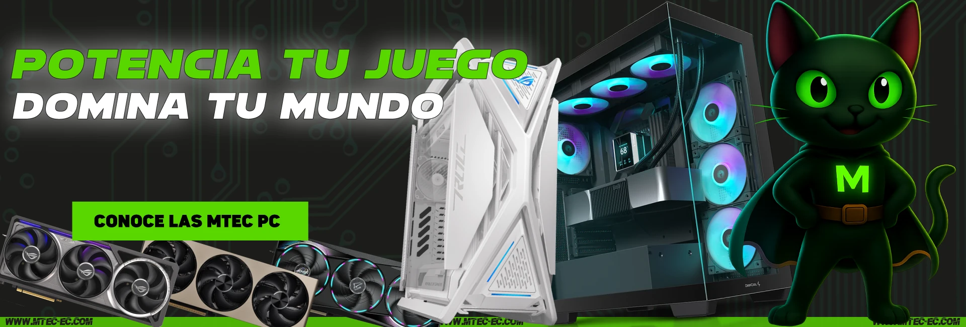 Pc Gamer Quito , en MTEC encuentra tu nueva PC con las mejores marcas del mercado como Asus Msi Gigabyte Adata y más