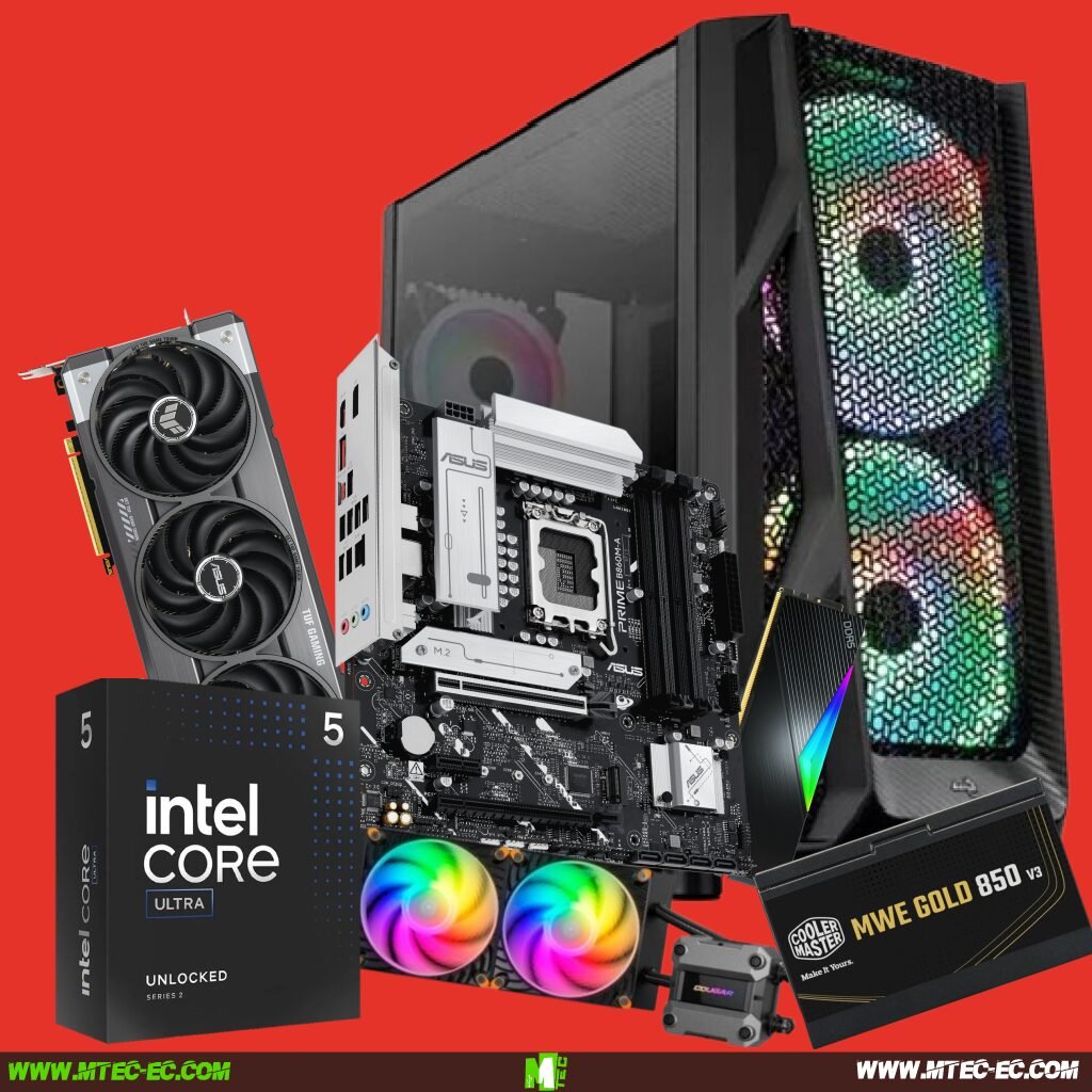 Mtec PC ELITE W Intel Core Ultra 5 245K 16GB 1TB RX 9060 XT | MTEC