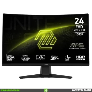 Msi Mag 242C 24" FHD Curvo 180Hz Monitor Gamer | MTEC Tienda Gamer Ecuador