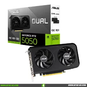 Asus Dual RTX 5050 8GB GDDR6 OC Edition Tarjeta de Video Tienda gamer
